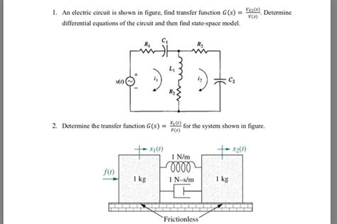 Solved Determine 1 An Electric Circuit Is Shown In Figure