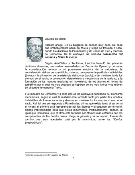 Leucipo Y Democrito Pdf