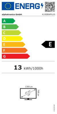 Alphatronics K Linie Sbw Plus Tv Led Avec Triple Tuner Antenne Tige