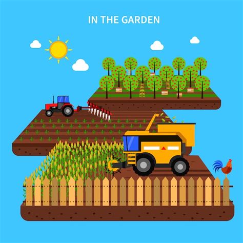 Ilustración Del Concepto De Agricultura Vector Gratis