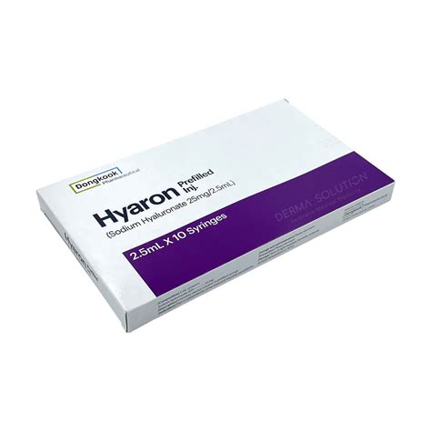 Hyaron Prefilled Injection Hyaluronic Skin Booster Derma Solution