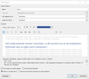 Automatische Inhoudsopgave In Word CLS Trainingen