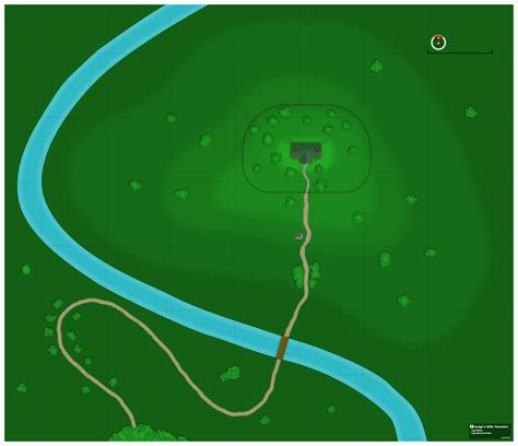 Map of Boo Woods, Luigi's NEW Mansion and Professor Elvin Gadd's Lab