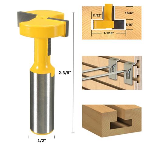 Top Quality T Slot T Track Slotting Router Bit Shank For