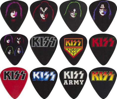 Amazon Perri S Leathers Ltd Guitar Picks Celluloid Kiss