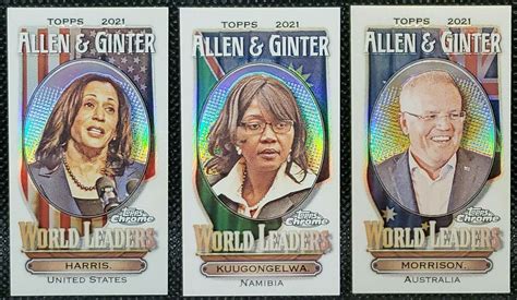 Topps Chrome Allen Ginter Mini World Leaders Refractors Pick