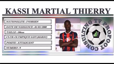 KASSI MARTIAL THIERRY II Best Skills Passes II OLYMPIQUE SAFI MAROC