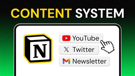 My SECRET Content Creator Notion Template Full Tour YouTube