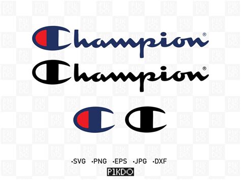 Champion Svg Sticker Champion Logo Png Champion Amblem Etsy Canada