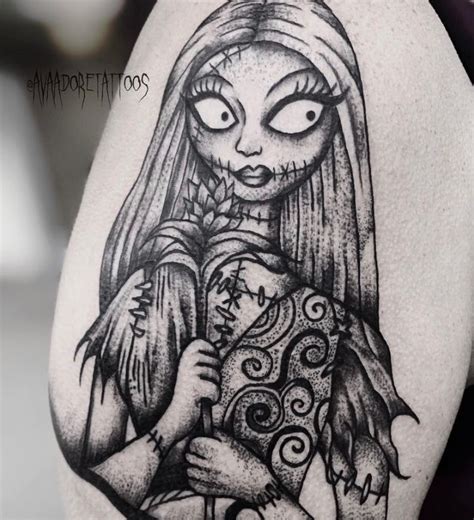 Jack Skellington And Sally Tattoos