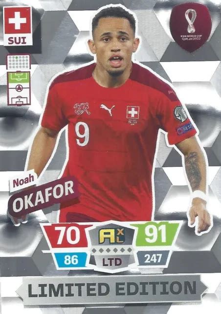 PANINI FIFA WORLD CUP QATAR 2022 Limited Edition Noah Okafor Schweiz