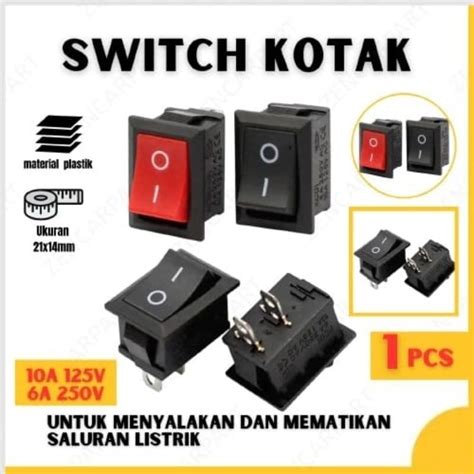 Jual Tombol On Off Motor Mobil Kotak Saklar Switch On Of Led Stang