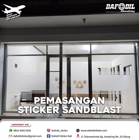 STICKER SANDBLAST SINGARAJA BALI