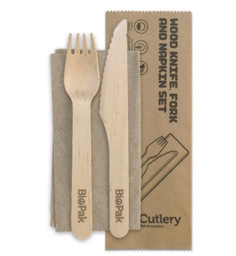 Wooden Cutlery Packs MGH Packaging