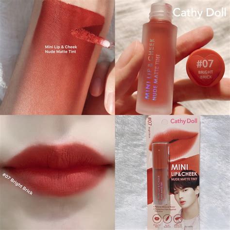 Jual Cathy Doll Mini Lip And Cheek Nude Matte Tint Win Metawin Tine