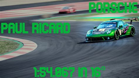 Porsche Paul Ricard Hotlap Setup Youtube