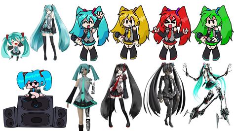 Niveles De Poder De Hatsune Miku Vocaloid Friday Night Funkin Game