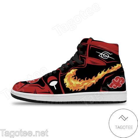 Personalized Naruto Custom Anime Shoes Akatsuki Itachi Fireball No