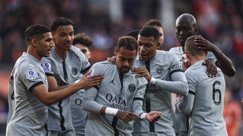 Sin Messi PSG le ganó a Lorient Cuántos partidos le queda por disputar