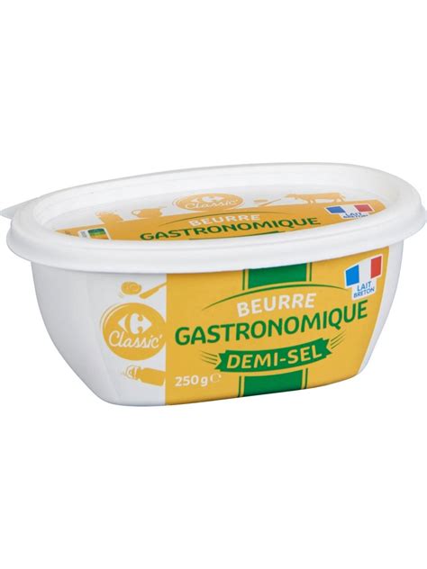 Beurre Gastronomique Demi Sel Carrefour Classic