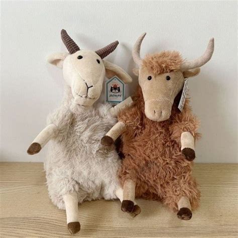 Jellycat Herbie Highland Cow Soft Toy 26cm 興趣及遊戲 玩具 And 遊戲類 Carousell