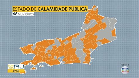 Alerj Aprova Calamidade Pública Para 66 Cidades Do Rj Bom Dia Rio G1