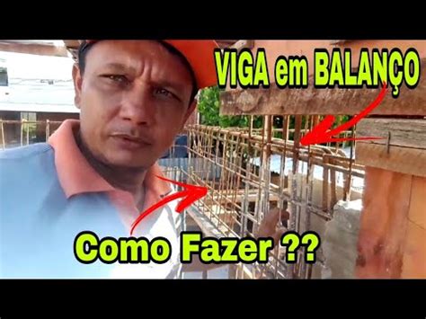 Como Fazer uma VIGA em BALANÇO e também como reforça esse tipo de viga