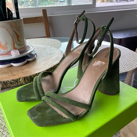 Sam Edelman Womens Green Sandals Depop