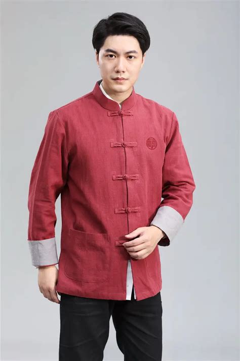 Tang Suit Cotton Linen Mens Tai Chi Kungfu Uniform Coat Temu Australia