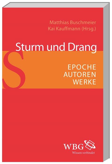 Amazon Sturm Und Drang Epoche Autoren Werke