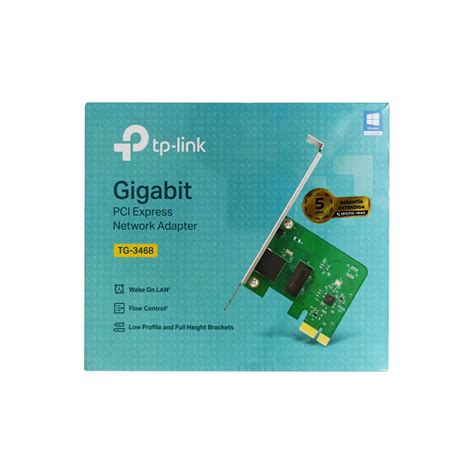 Adaptador De Red PCI Express Gigabit TG 3468 TP LINK Westor Pe