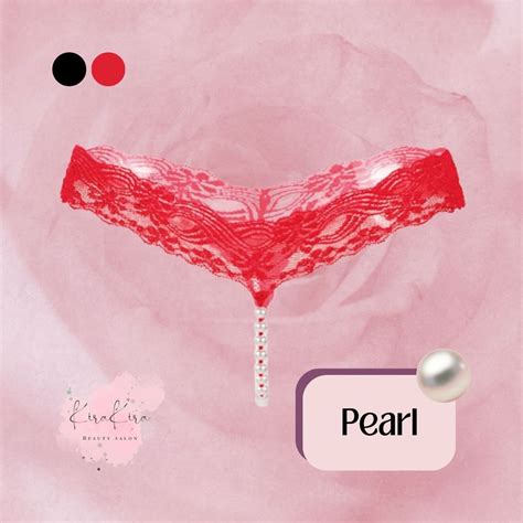 Kirakira Pearl Panty Women G String T Back Thong Lingerie Cute Pearl Panties Underwear
