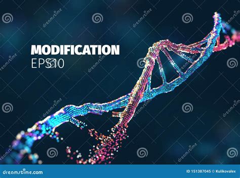 Biotechnology Vector Background Genetic Engineering Dna Modified