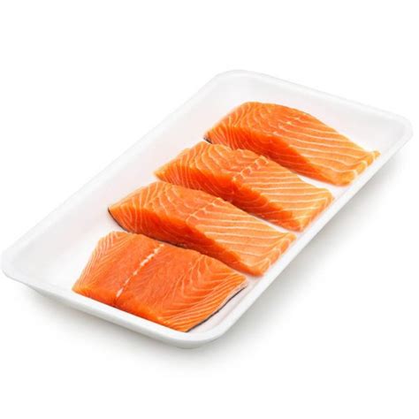 Buy Fresh Norwegian Salmon Fillets (Skinless) Online - Big Sams