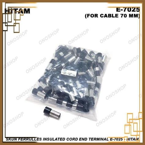 Jual SYBL Skun Ferrules Insulated Cord End Terminal FORT E 7025