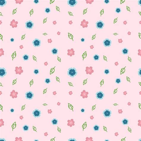 Premium Vector Seamless Pattern With Daisy Flower And Leaf On Pink