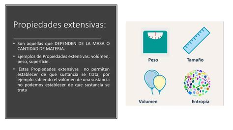 Propiedades Intensivas Y Extensivas De La Materia Pptx