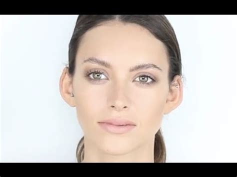 Nude Modern Makeup With Editorial Brows YouTube