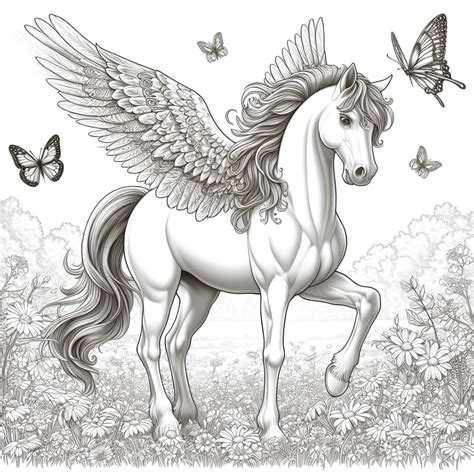 Pegasus Ausmalbild Eu