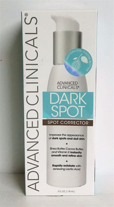 Advanced Clinicals ~ Dark Spot Corrector With Vitamin E 4 Fl Oz Ebay