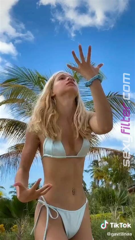 Sexy Julia Gavrilina In Grey Bikini Sexyfilter