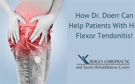 hip flexor tendonitis - Bergen Chiropractic