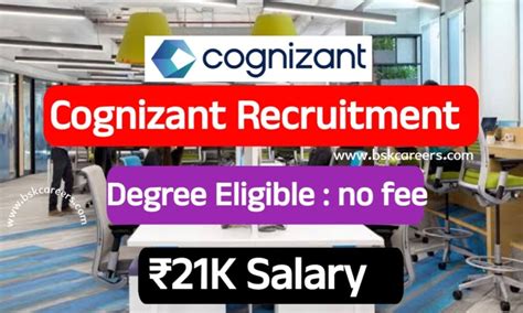 Cognizant Recruitment Latest Jobs For Freshers Bskcareers