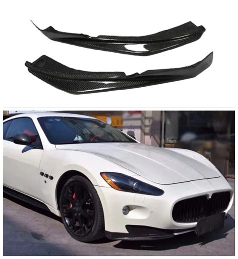 For Maserati Gran Turismo GT GTS 2007 2014 Real Carbon Fiber Car Front