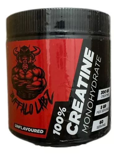 Suplemento En Polvo Buffalo Labz Creatine Monohydrate 300g Sabor Sin