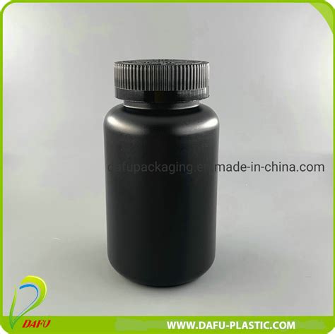 Plastic Container Food Grade 250ml HDPE Plastic Vitamin Bottle With