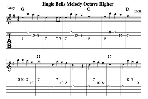 Jingle Bells Chords Tab Strumming Pattern Melody And More Easy