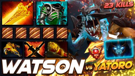 Watson Lifestealer Vs Yatoro Phantom Assassin Dota Pro Gameplay