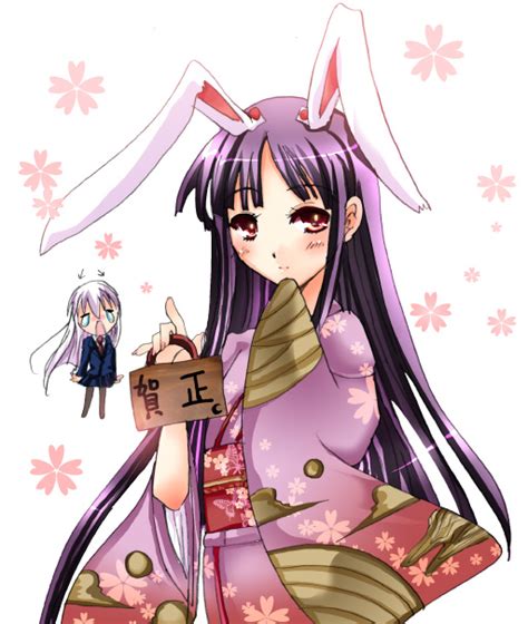 Safebooru Animal Ears Blazer Bunny Ears Houraisan Kaguya Japanese