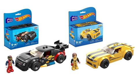 Bundle Of Mega Hot Wheels Real Racecar Building Set Cadillac ATS V R Camaro